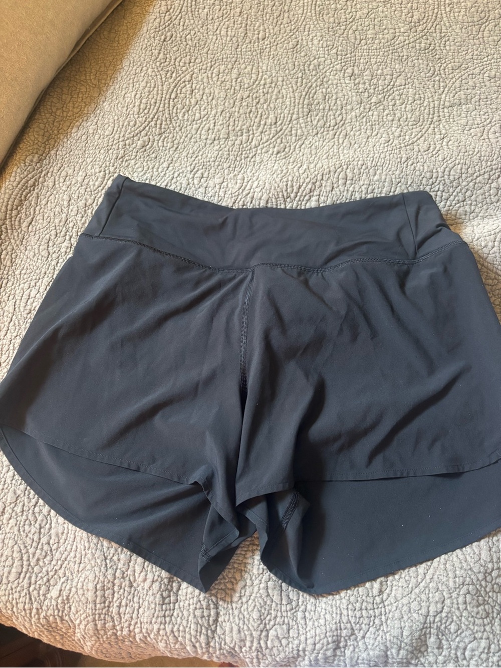 lululemon athletica Black High-Waist Running Shorts
